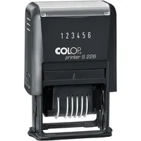 Colop Ziffernstempel Printer S 226N selbstfärbend schwarz ohne Logo,