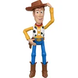 Mattel Toy Story 5 große Sheriff Woody-Figur, ca. 30 cm, bewegliches Spielzeug, Mehrfarbig