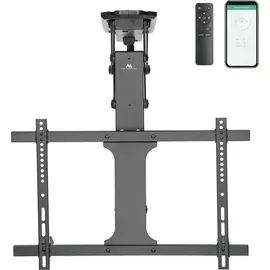 Maclean Brackets Maclean elektrische Neigbare TV Halterung mit App-Steuerung 32-70" für Decke Dachschräge inkl. Fernbedienung, bis 35kg MC-880T