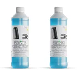 PURIVITA® Scherkopfreiniger Nachfüllflüssigkeit [500ML] - Scherkopfreiniger Kompatibel mit verschiedenen Reinigungskartuschen - Rasierer Reinigungsflüssigkeit Braun Clean & Renew Reinigungskartuschen