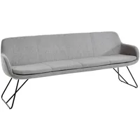 Musterring Sitzbank, Taupe, 4-Sitzer, 220x87x65 cm, Typenauswahl, Esszimmer, Bänke, Sitzbänke