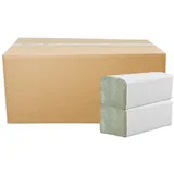 5.000 HERRMANN Papierhandtücher Natur Premium, 1-lagig, ZZ-Falz, 25x23cm Tücher, recycelt und umweltfreundlich – Perfekte Hand-Tuch Falthandtücher für Spender 20x250 Stk