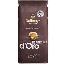 Dallmayr ESPRESSO d'Oro Espressobohnen Arabica- und Robustabohnen kräftig 1,0 kg