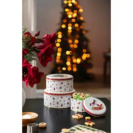 Villeroy & Boch Keksdosen-Set Winter Collage mehrfarbig 3-teilig