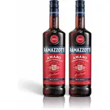 Ramazzotti Amaro Kräuterlikör 2er Set Schnaps Likör Alkohol Flasche 30% 2x1 L