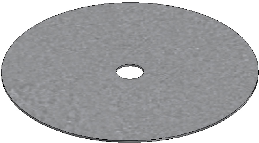 SL Rack Bitu-Pad, optionales Zubehör zum SL Stockschraubenset, nur in Verbindung mit der Dichtplatte, um optimale Dichtigkeit bei Bitumen- (Schindel) Dächern zu gewährleisten, selbstklebend