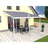 Gutta Terrassenüberdachung Typ E 426 x 406 cm weiß