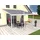 Gutta Terrassenüberdachung Typ E 426 x 406 cm weiß