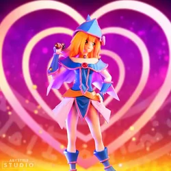 YU-GI-OH! - Figurine"Magician Girl"x2