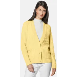 Madeleine Strickjacke mit Zopfmuster Beige 40/42