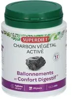 SUPERDIET Charbon Végétal Capsule(S) 150 pc(s)