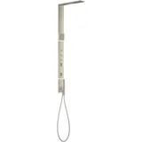 Hansgrohe AXOR ShowerComposition Duschpaneel, mit Thermostat, Kopfbrause 110/220, Schulterbrause, - brushed nickel