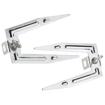 Rosenstein & Söhne Grillklemmen 2er-Set HK-14,l silber