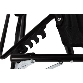 Lex XXL Sonnenliege 200 x 70 x 45 cm Schwarz