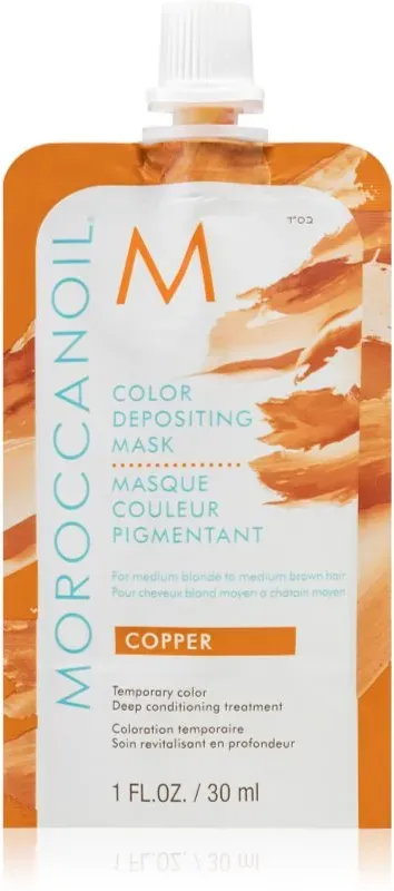 Moroccanoil Color Depositing Sanfte nährende Maske ohne permanente Farbpigmente Copper 30 ml