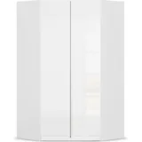 OTTO home Eckschrank AGORDO 117 x 210 x 117 cm Weiß