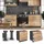 Vicco Schubladenschrank Fame-Line 80 x 60 x 81,5 cm Goldfarben