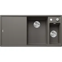 Blanco Axia III 6 S rechts Einbauspüle silgranit vulkangrau Handbetätigung 1000 x 510 mm