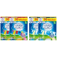 WEISSER RIESE Pulver 4x 90 WL (360WL) 2x Color & 2x Universal 4x 4,5kg