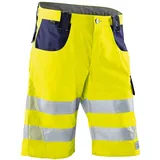 KÜBLER Workwear | KÜBLER REFLECTIQ Arbeitsshorts PSA 2 | warngelb/dunkelblau | Größe 52
