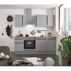 BASIC by Balculina Winkelküche L-Form 220 cm grau