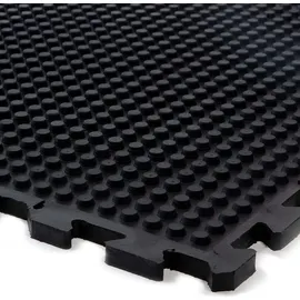 Floordirekt Puzzle-stallmatte aus Gummi Buffalo beidseitige Noppenfläche 100x100 cm