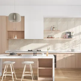 neu.haus Duschrückwandset Bladel 4er Set 120 x 60 cm Cream Stone
