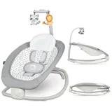 lionelo Babywippe Pascal Grey Dove Schaukelwippe Vibrationen🔹5 Melodien