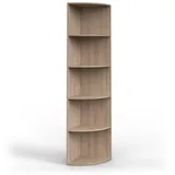 Vicco Ecki Eckregal 40 x 40 x 180 cm Braun