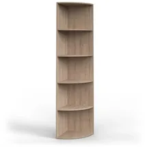 Vicco Ecki Eckregal 40 x 40 x 180 cm Braun