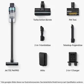 Samsung Jet 75E PetPro VS20B75BGR1/WD