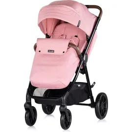 Chipolino Kombikinderwagen Ultera 2 in 1 Babyschale Fußabdeckung klappbar Korb rosa
