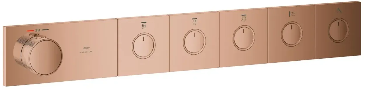 GROHE Unterputz-Thermostat Grohtherm Aqua Tiles, 106868 FMS 5 ASV warm sunset, 106868DA00 106868DA00