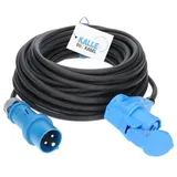 KALLE DAS KABEL Kalle Verlängerungskabel CEE 230V 16A 2,5mm2 Winkel IP44 15 Meter