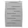 vidaXL Mülltonnenbox für 4 Tonnen 276,5 x 77,5 x 115,5 cm grau