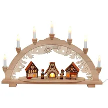 Dekohelden24 Schwibbogen Weihnachtsbäckerei 57 x 9 x 38 cm