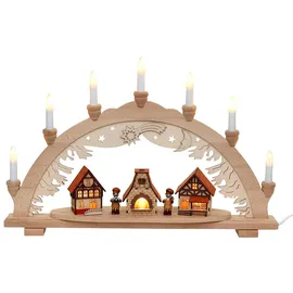 Dekohelden24 Schwibbogen Weihnachtsbäckerei 57 x 9 x 38 cm
