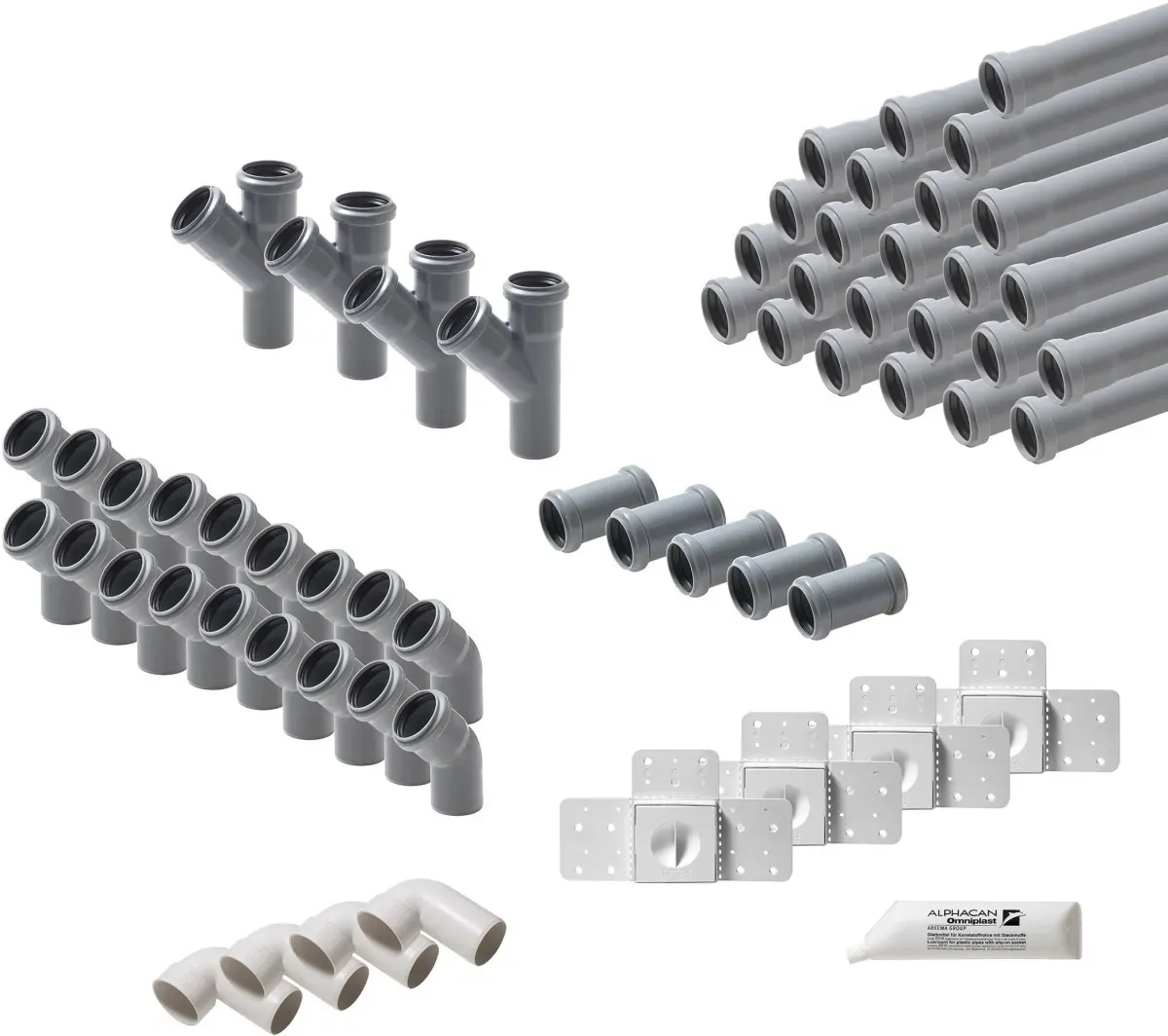 Thomas Rohr-Set f.4 Saugdosen 793311