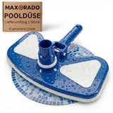 Maxorado Deluxe Pool Bodendüse Blau