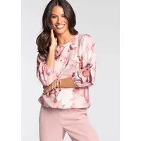 LAURA SCOTT Druckbluse, mit femininen Blumen-Print Laura Scott grün-flieder