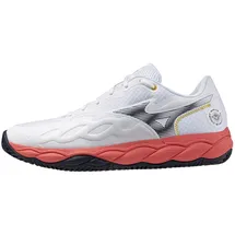 Mizuno Wave Enforce Court Cc White/Baritone Blue/Calypso Coral 44