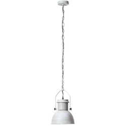 Brilliant Pendelleuchte Salford grau Beton E27 max. 60W