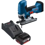 Bosch GST 18V-125 S Professional Stichsäge 18 V 125 mm Brushless + 1x Akku 5,0 Ah + Ladegerät