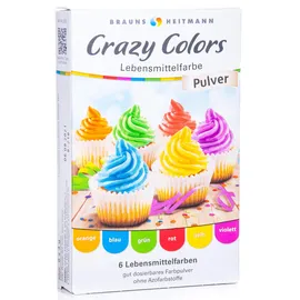 Heitmann Brauns Heitmann Crazy Colors Lebensmittelfarbe Pulver 6ST 24G