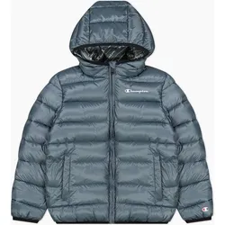 CHAMPION Kinder Jacke Hooded Jacket, GPG/GPG/ALLOVERCHP95, S