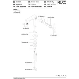 Keuco Edition 11 Einhandmischer 150 (51102010100)