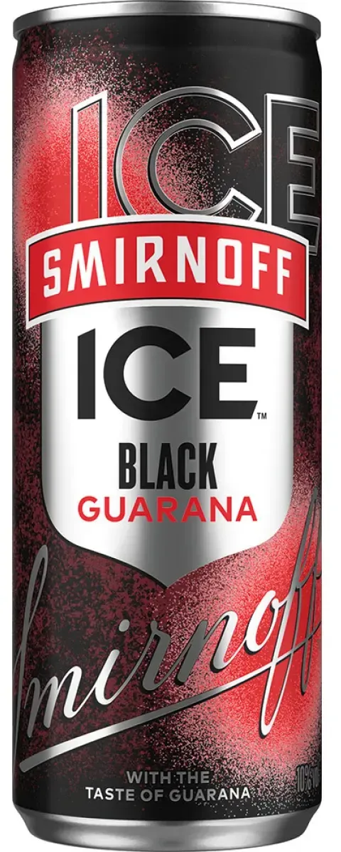 Smirnoff Ice Black Guarana 10% vol. 0,25 l
