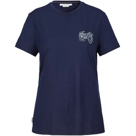 Icebreaker Merino 150 Tech Lite Adventure Ride Kurzarm-t-shirt - Midnight Navy - S