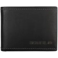 Tom Tailor Geldbörse RFID Schutz Leder 12.5 cm black