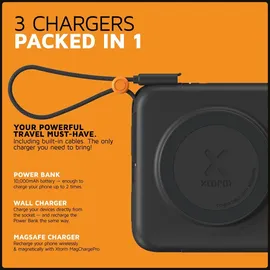 Xtorm TravelPro 3in1 Reiseladegerät Wand-Ladegerät & Magnetic Wireless Charger & Powerbank